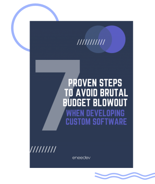 book cover 7 steps to avoid brutal budget blowout.